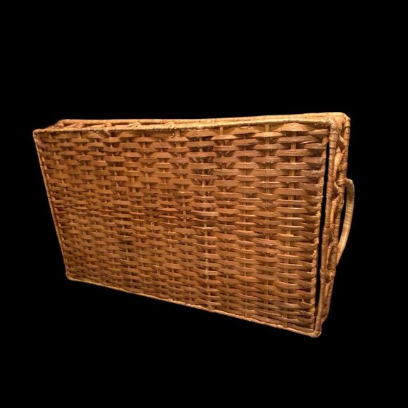 Polynesian Tiki God Capiz Serving Tray AMAZING - Picture 8 of 12